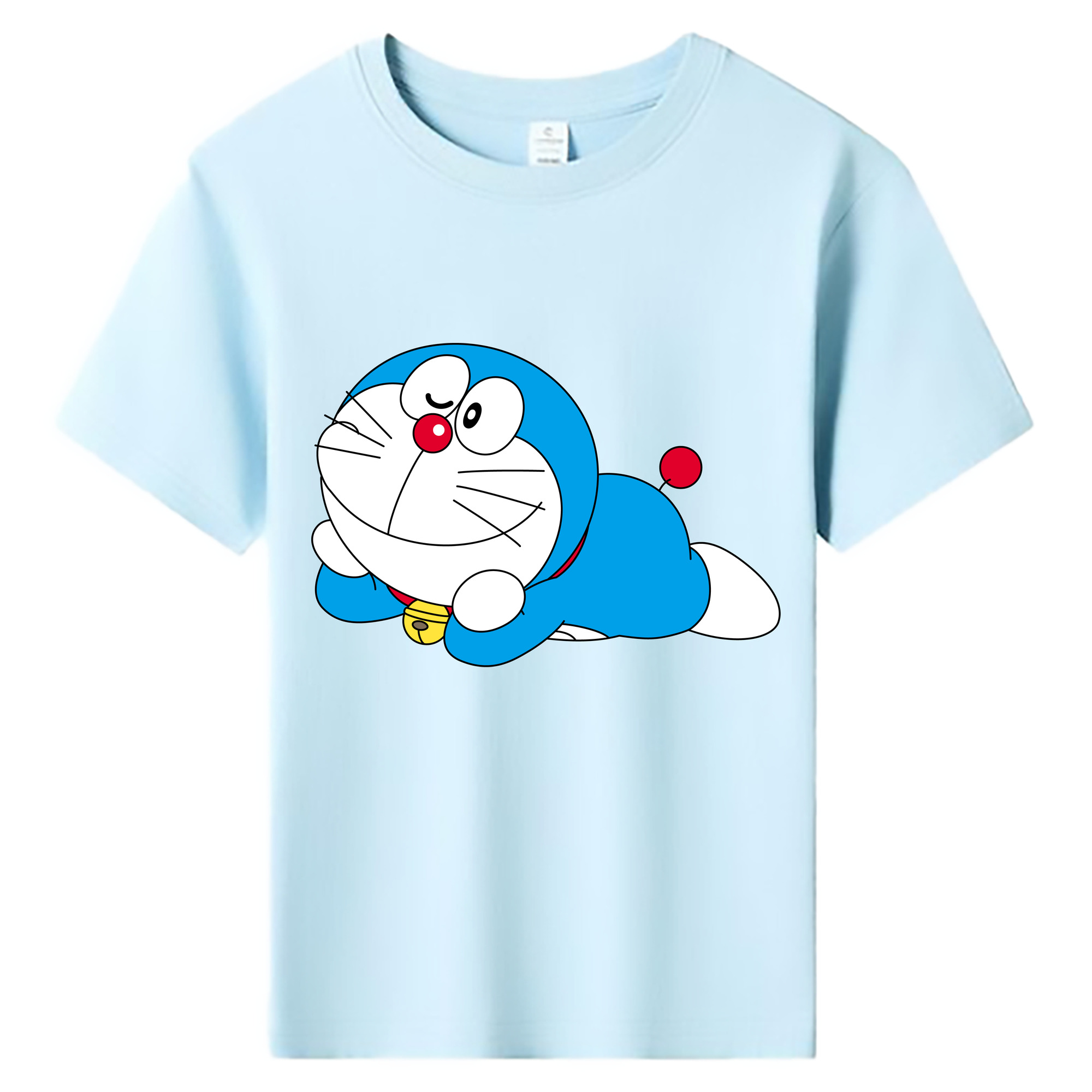 （画像用） ドラえもん Doraemon 綿100％キッズTシャツ（フロントプリント）